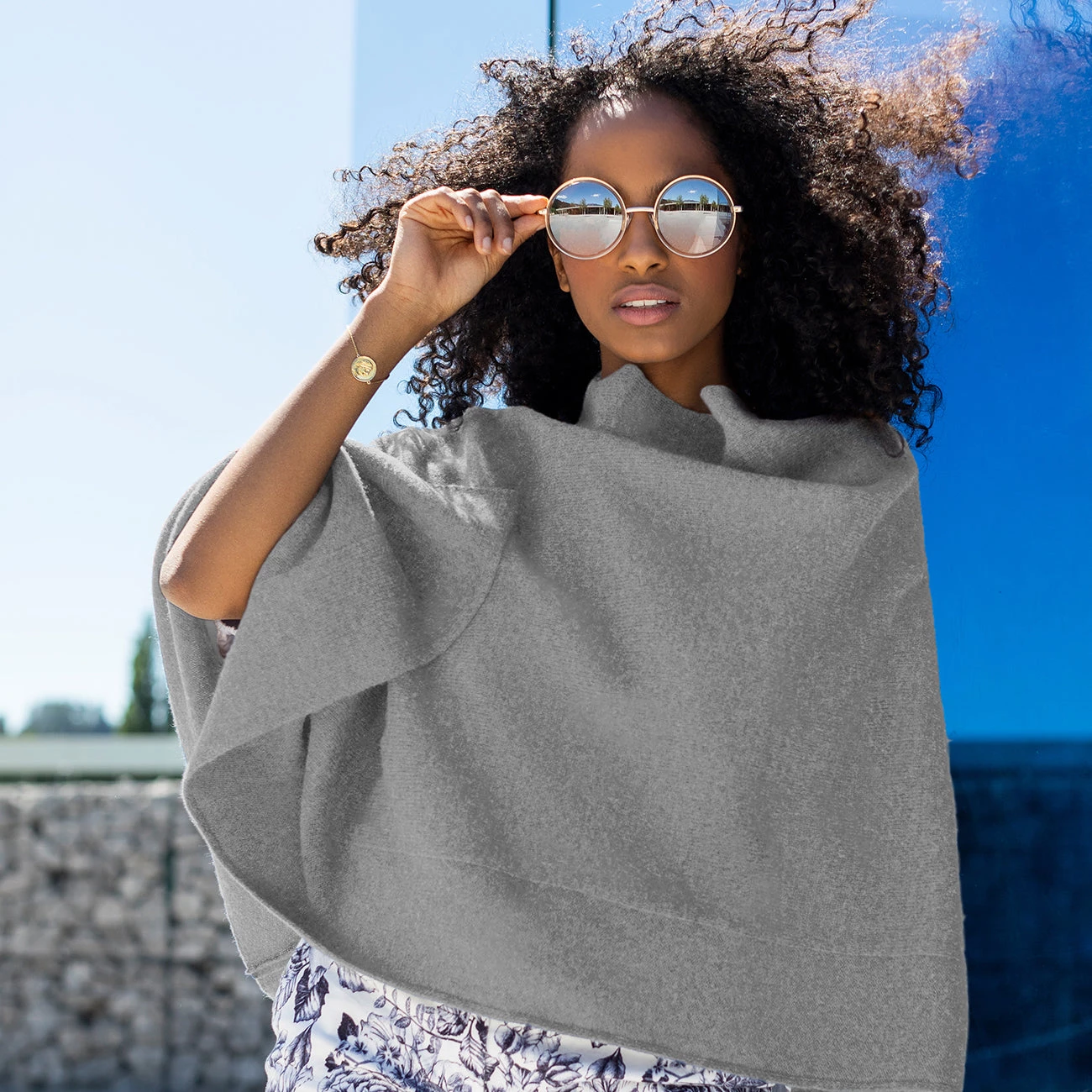 Giesswein - D O B Apparel Merino Lambswool Poncho 11 Giesswein - D O B Apparel Merino Lambswool Poncho