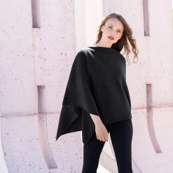 Giesswein - D O B Apparel Merino Lambswool Poncho 42 Giesswein - D O B Apparel Merino Lambswool Poncho