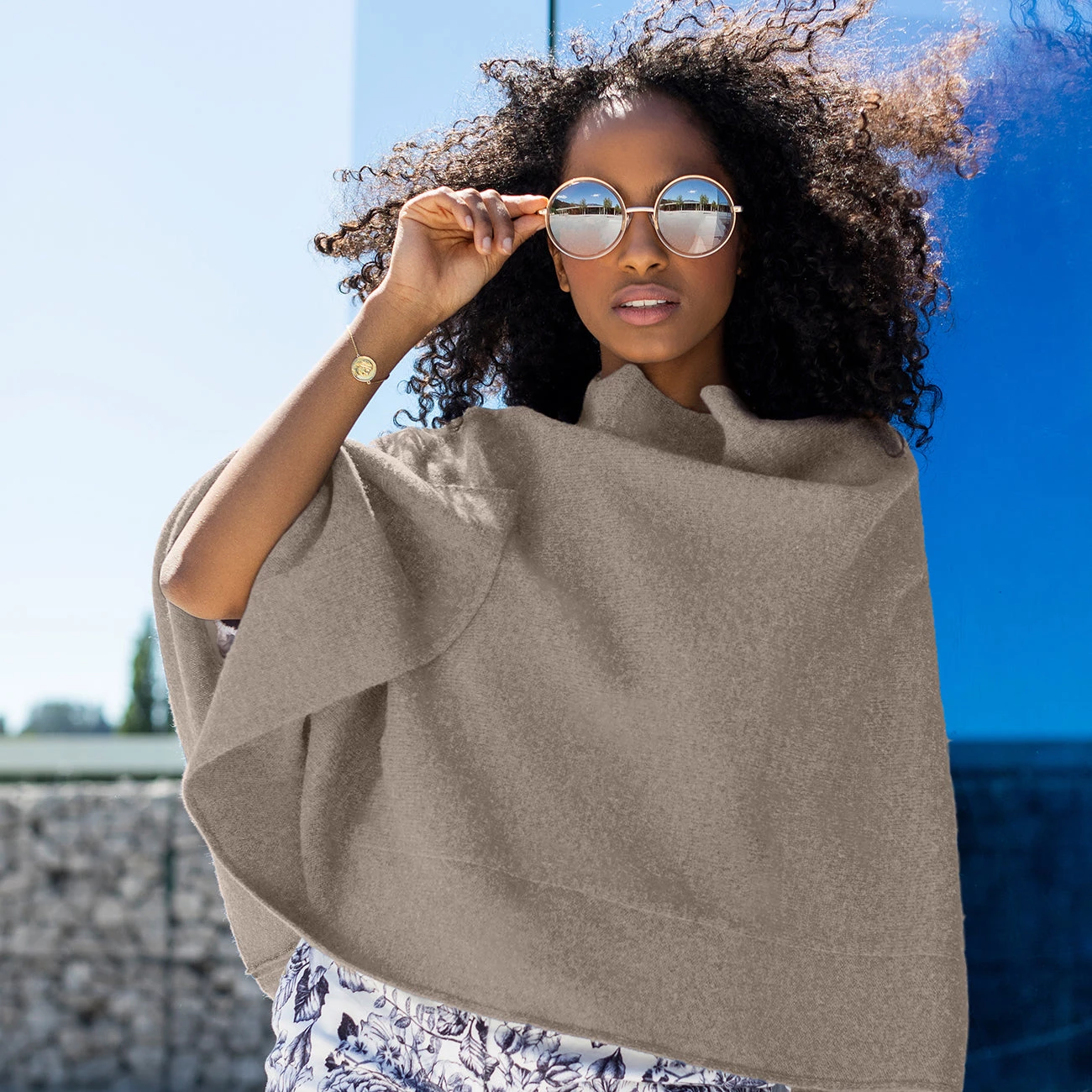 Giesswein - D O B Apparel Merino Lambswool Poncho 22 Giesswein - D O B Apparel Merino Lambswool Poncho