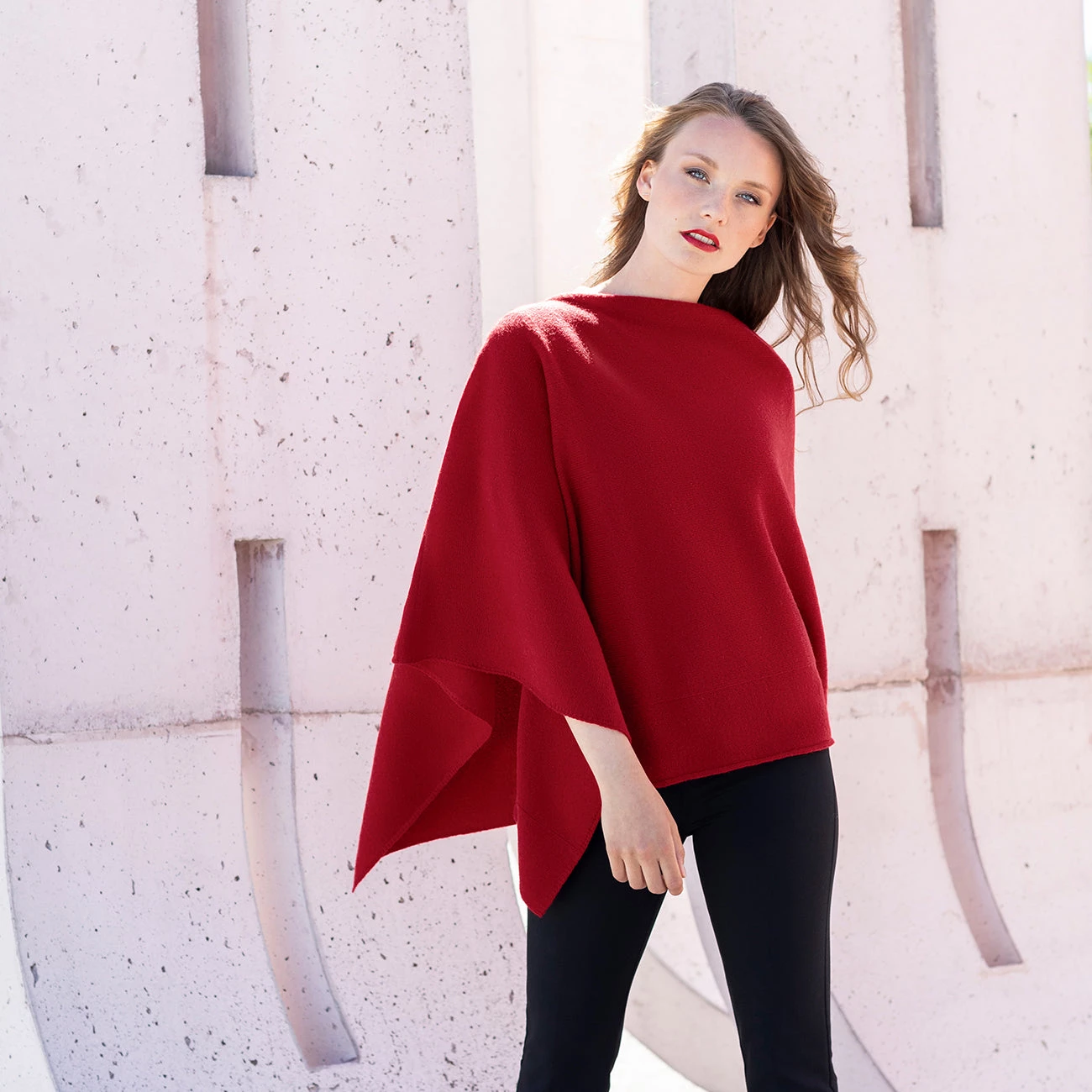 Giesswein - D O B Apparel Merino Lambswool Poncho 10 Giesswein - D O B Apparel Merino Lambswool Poncho