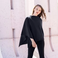 Giesswein - D O B Apparel Merino Lambswool Poncho 52 Giesswein - D O B Apparel Merino Lambswool Poncho