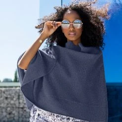 Giesswein - D O B Apparel Merino Lambswool Poncho 55 Giesswein - D O B Apparel Merino Lambswool Poncho