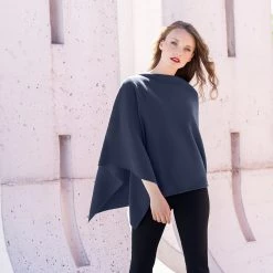 Giesswein - D O B Apparel Merino Lambswool Poncho 53 Giesswein - D O B Apparel Merino Lambswool Poncho